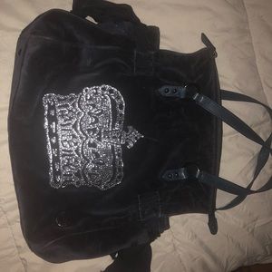 dark blue juicy couture bag
